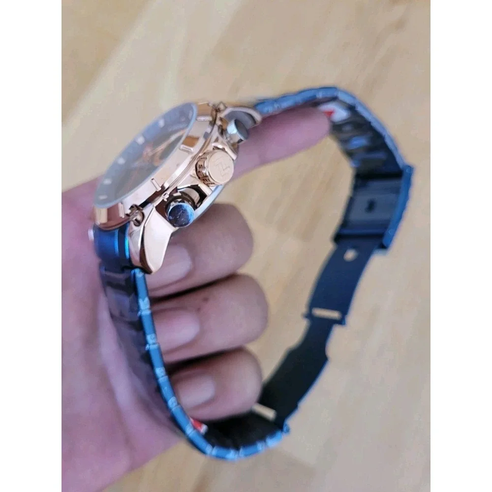 Naviforce Dual Display Watch in Stainless Steel For Men‎